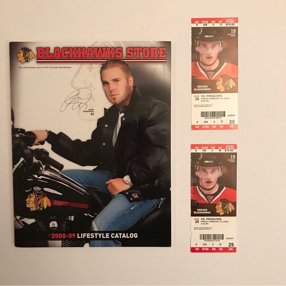 Chicago Blackhawks Official Game Program Magazine Sharp Shooter 2008 2009 - Picture 2 of 16